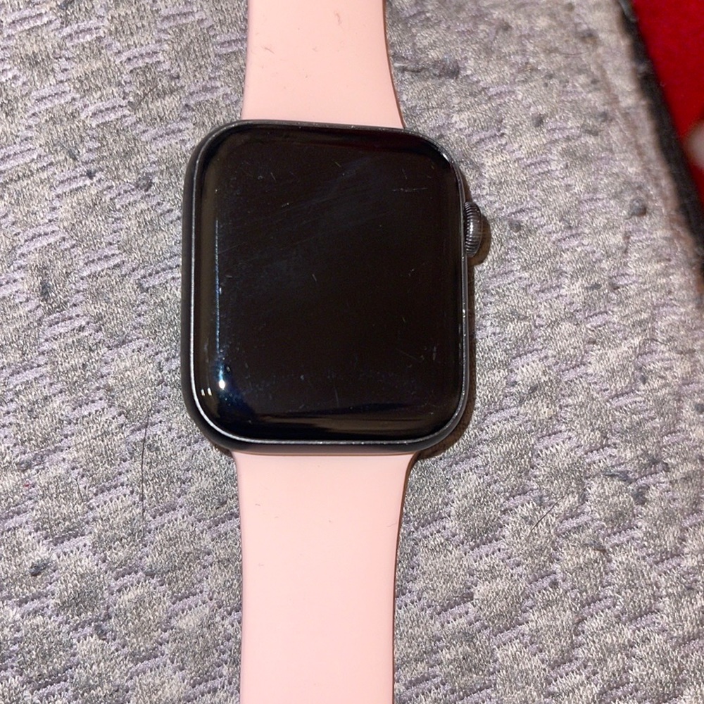 Series 5 black Apple Watch